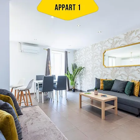 Casa Reine Jeanne- Ideal Groups & Family -Central Near Train Station - Parking - New&Confort-Ac-3