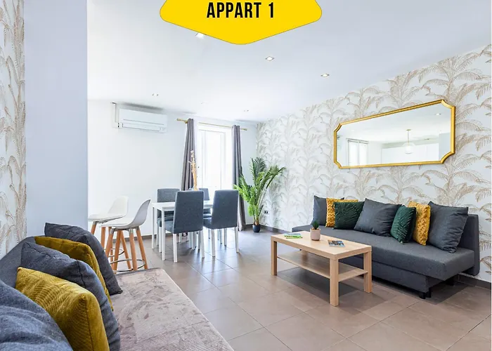Casa Reine Jeanne- Ideal Groups & Family -Central Near Train Station - Parking - New&Confort-Ac Nizza