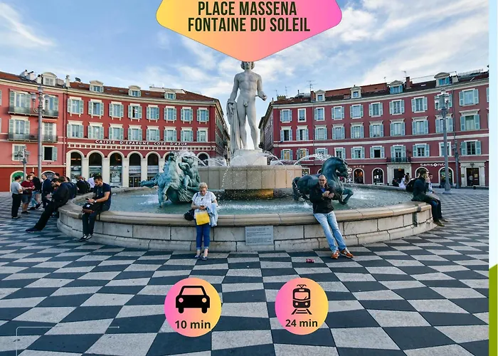 Loft Magnan - Parking - Ideal Couples -Beach -Tram & Supermarkets - New & Confort-Ac Nizza