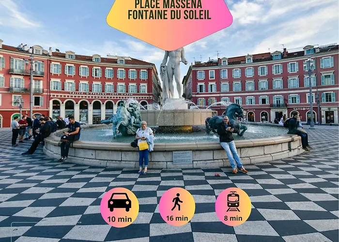 Le Petit Jean- Central Pres Gare Et Tram - Supermarches - Wifi - Nizza